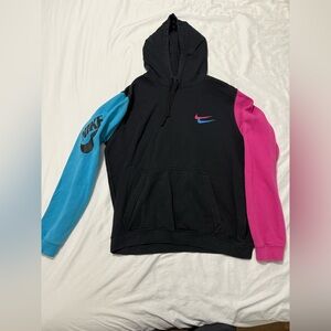Nike Black Hoodie with White Logo